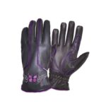 TN1816 - Purple Butterfly Women's Leather