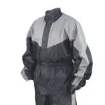 Leathers Black Grey Rain Suit