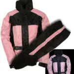 Women's Waterproof Rain Suit with Reflective Piping