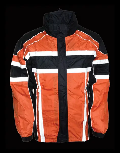 Men’s Black & Orange Rain Suit